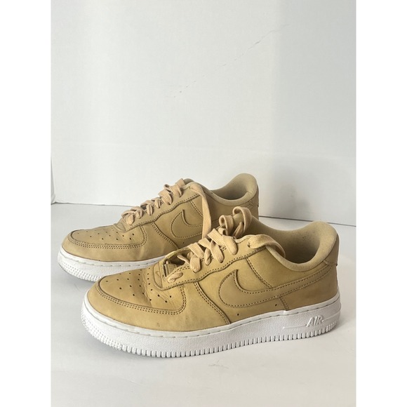 Nike Shoes - Nike Air Force 1 '07 LV8 Wheat Flax Tan Nubuck Low Sneakers Women's 7 DR9503-201